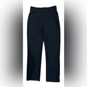 Bamans Women’s Black Pull On Stretch Straight Leg Dress Casual Pants Medium